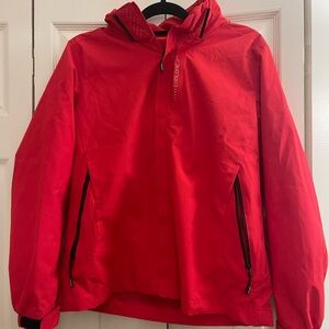 Red Waterproof Rain Jacket
